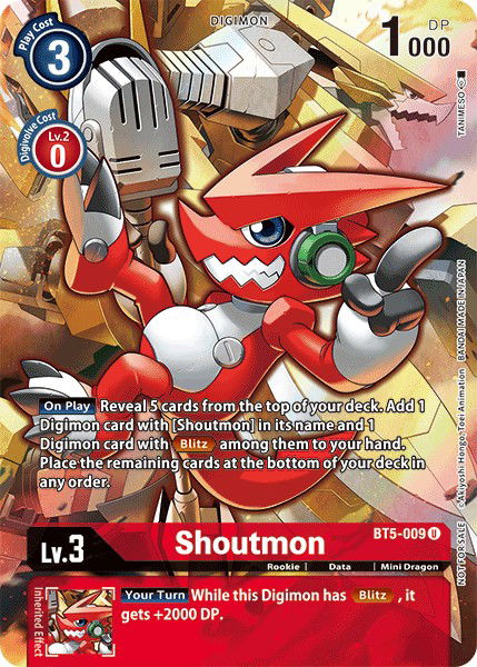 Shoutmon BT5-009 Crop image Wallpaper