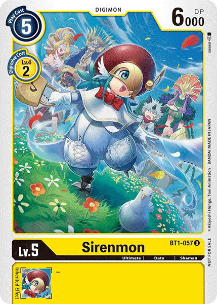 Sirenmon BT1-057 Crop image Wallpaper