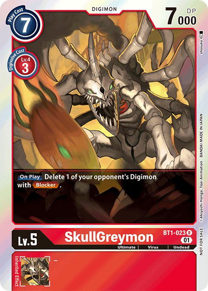 SkullGreymon BT1-023 Crop image Wallpaper