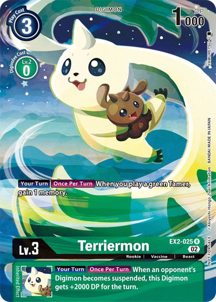 Terriermon EX2-025 Crop image Wallpaper