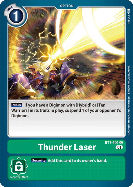 Thunder Laser BT7-101 Crop image Wallpaper