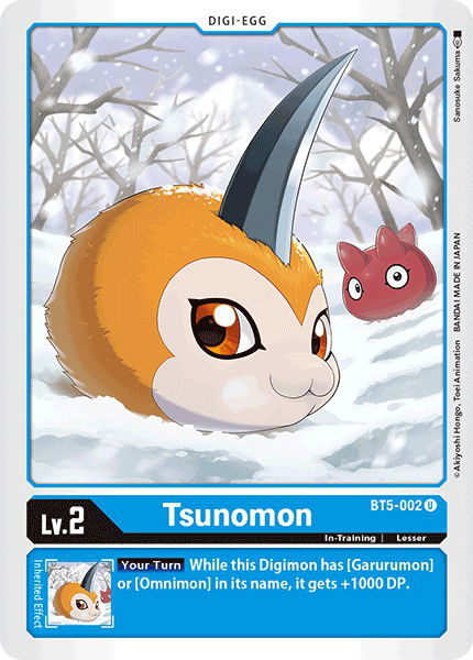 Tsunomon BT5-002 Crop image Wallpaper