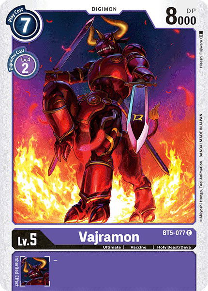 Vajramon BT5-077 Crop image Wallpaper