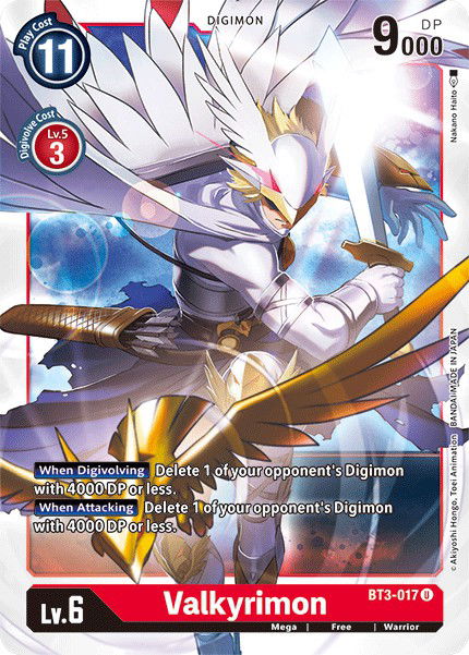 Valkyrimon BT3-017 Crop image Wallpaper