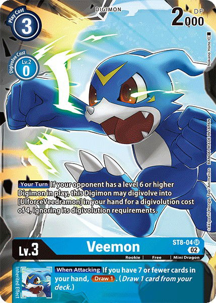 Veemon ST8-04 Crop image Wallpaper