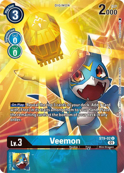 Veemon ST9-02 Crop image Wallpaper