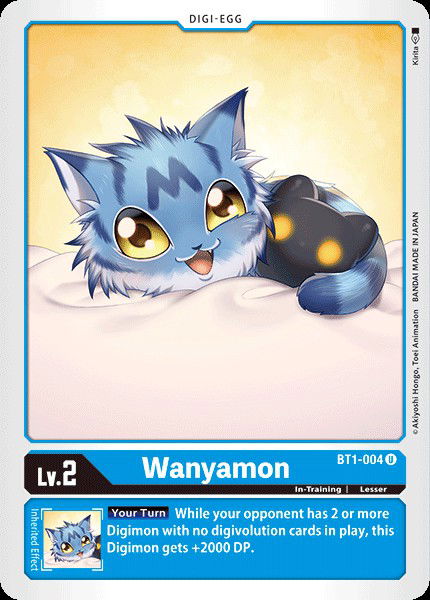 Wanyamon BT1-004 Crop image Wallpaper