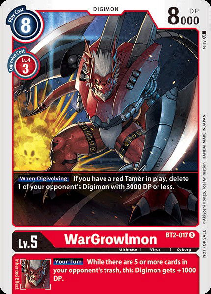 WarGrowlmon BT2-017 Crop image Wallpaper