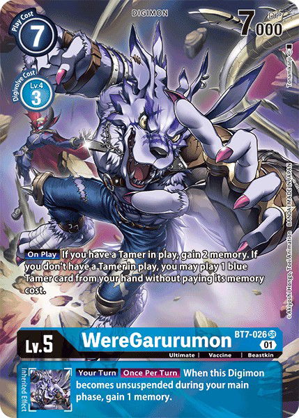 WereGarurumon BT7-026 Crop image Wallpaper