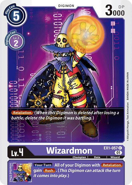 Wizardmon EX1-057 Crop image Wallpaper