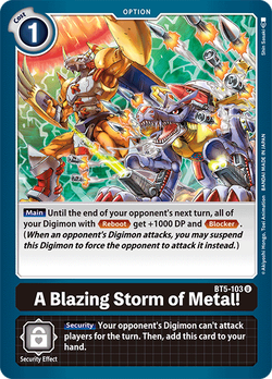 A Blazing Storm of Metal! BT5-103