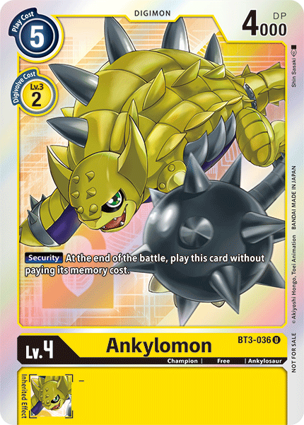 Ankylomon BT3-036 Full hd image