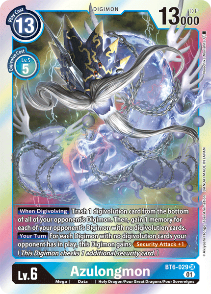 Azulongmon BT6-029 Full hd image