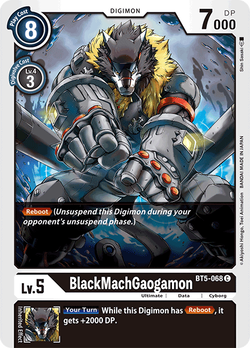 BlackMachGaogamon BT5-068 image