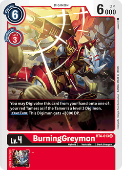 BurningGreymon BT4-013