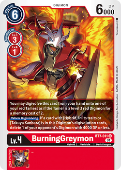 BurningGreymon  BT7-011 image