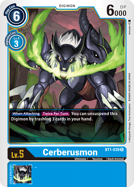 Cerberusmon BT1-039 Full hd image