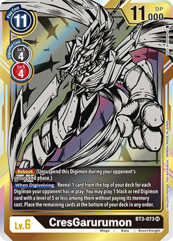 CresGarurumon BT3-073 image