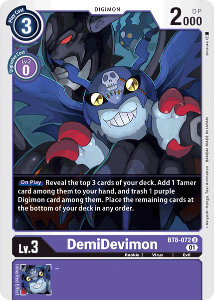 DemiDevimon BT8-072 Full hd image