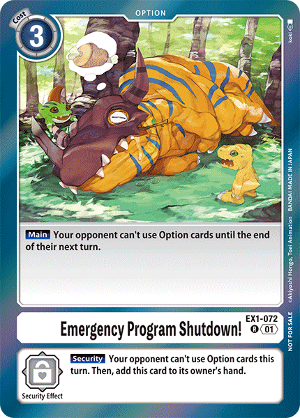 Emergency Program Shutdown! EX1-072 Full hd image