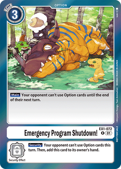 Emergency Program Shutdown! EX1-072 image