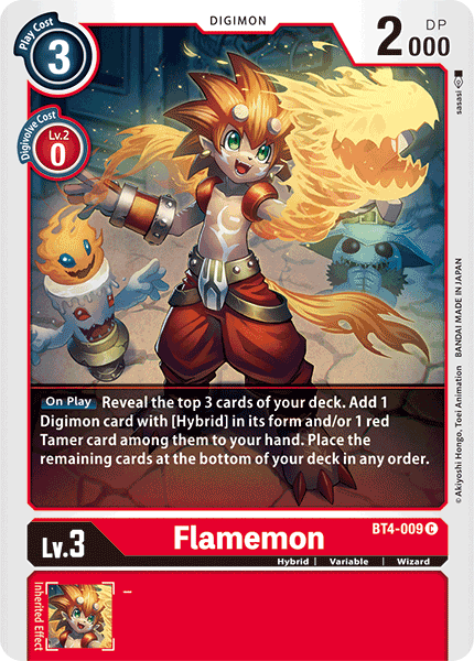 Flamemon BT4-009 Full hd image