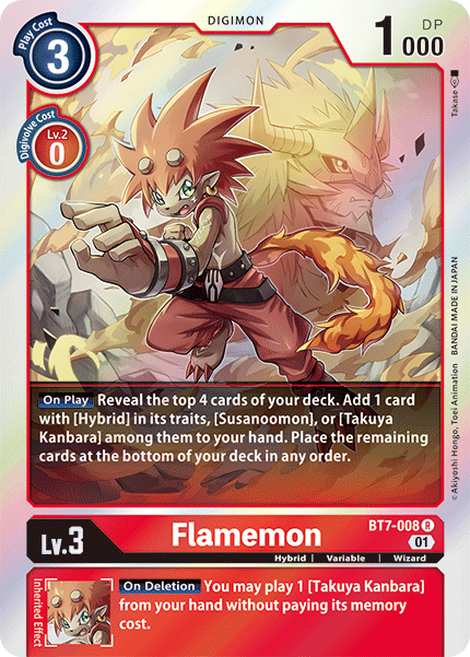 Flamemon BT7-008 Full hd image