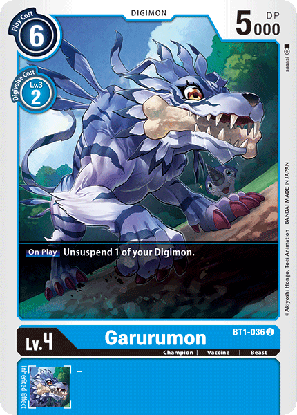 Garurumon - BT1-036 Full hd image