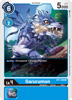 Garurumon - BT1-036 image