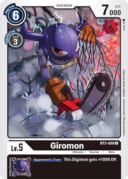 Giromon BT3-068 Full hd image