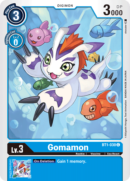 Gomamon - BT1-030 Full hd image