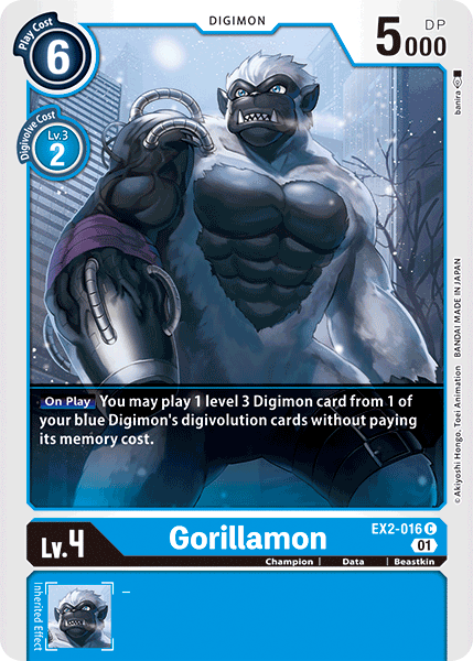 Gorillamon EX2-016 Full hd image