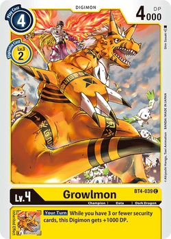 Growlmon BT4-039