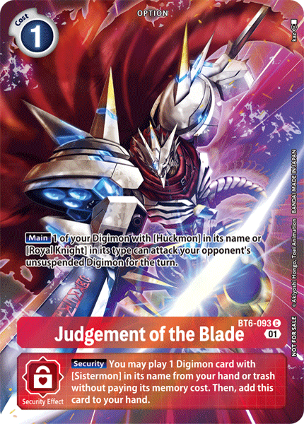 Judgement of the Blade BT6-093 Full hd image