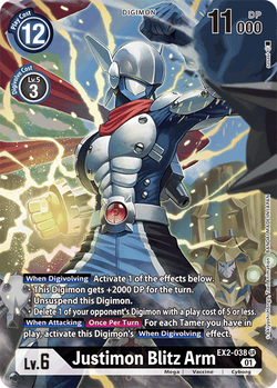 Justimon Blitz Arm EX2-038 image