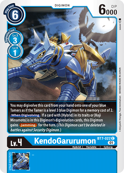 KendoGarurumon BT7-022 Full hd image