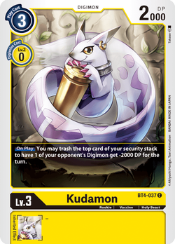 Kudamon BT4-037 image