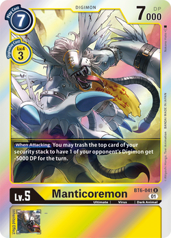 Manticoremon BT6-041 image