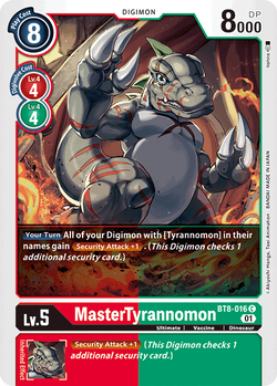 MasterTyrannomon BT8-016