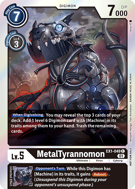 MetalTyrannomon EX1-049 Full hd image