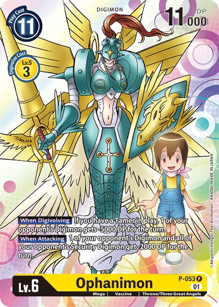 Ophanimon P-053 Full hd image