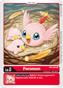 Poromon BT3-001