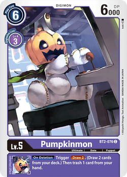 Pumpkinmon BT2-076 image