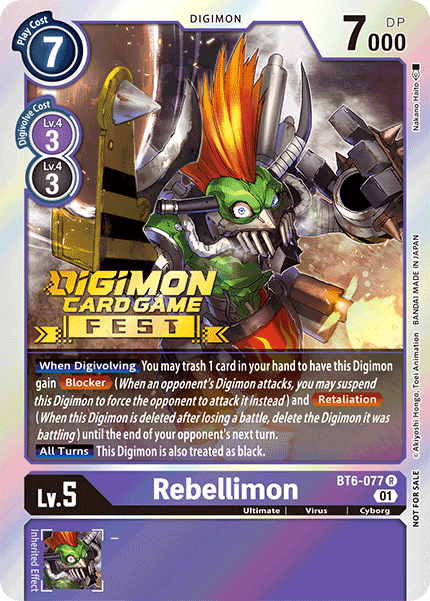 Rebellimon BT6-077 Full hd image