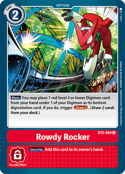 Rowdy Rocker BT5-094 image