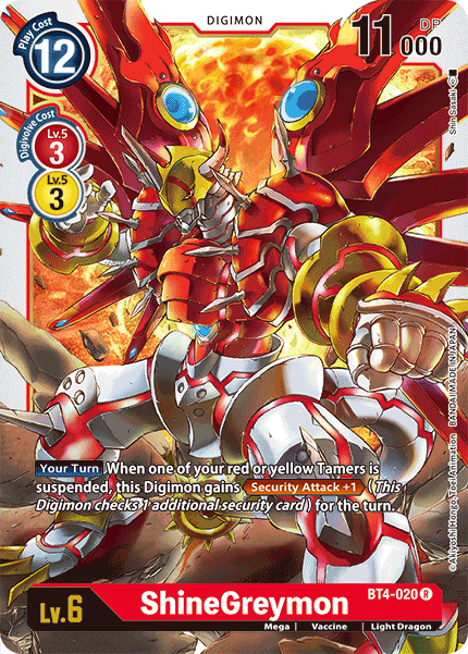 ShineGreymon BT4-020 Full hd image