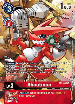 Shoutmon BT5-009