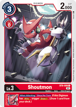 Shoutmon BT6-008