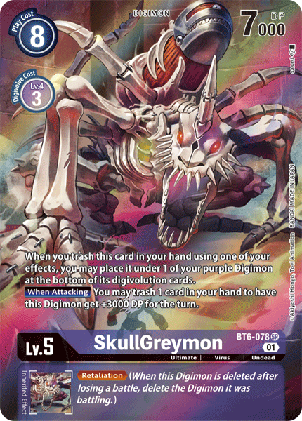 SkullGreymon BT6-078 Full hd image