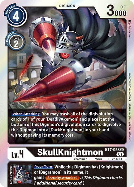 SkullKnightmon BT7-058 Full hd image